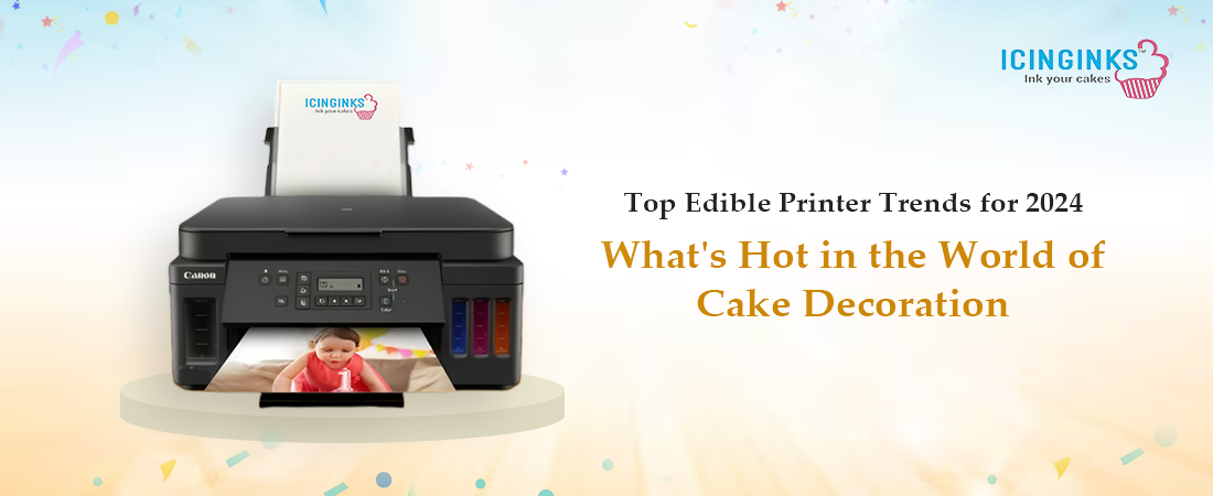Buy Canon Pixma TS6120 Edible Printer, Edible Image Printer Bundle for  Cake Decoration