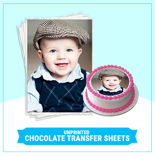 A4 Blank Chocolate Transfer sheets - Edible Print Images or Logos onto  Chocolate