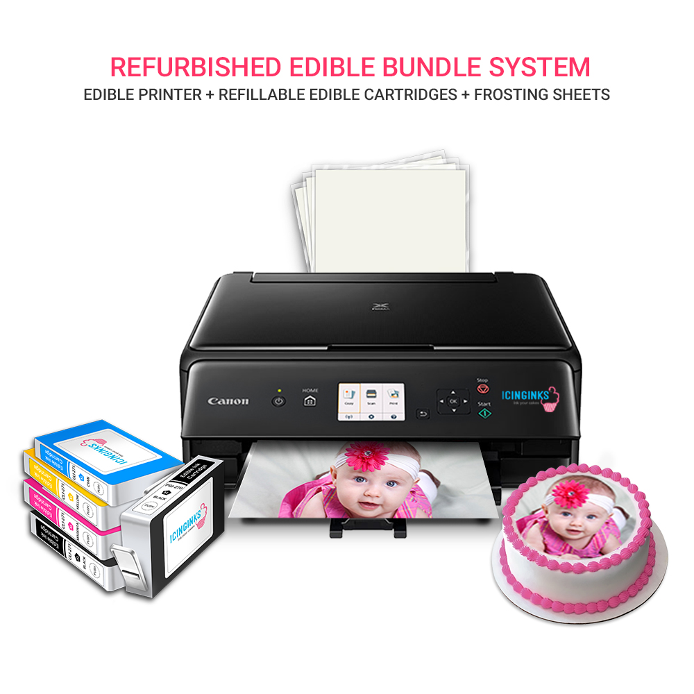 Refurbished Canon Edible Photo Printer Bundle Package | Buy Edible Cake ...