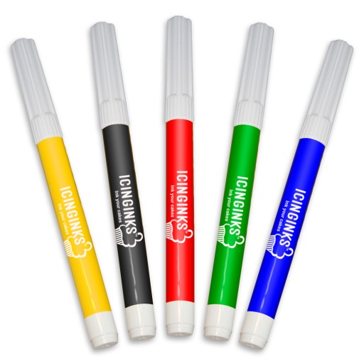 Black Edible Food Writing Pens - Confectionery House
