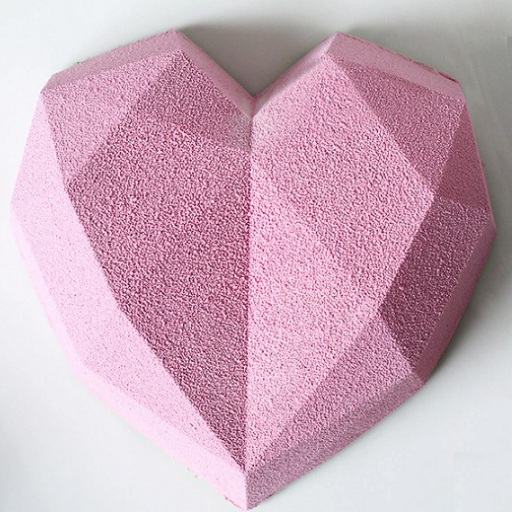 BUBBLY BREAKABLE HEART Silicone Mold