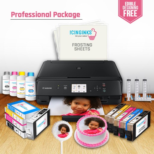 Cake Topper Image Printer, Cake Ink Cartridges, 50 Wafer Sheets 12 Sugar  Sheets, Edible Color Markers Printhead Cleaning Kit Bundle, | forum.iktva.sa