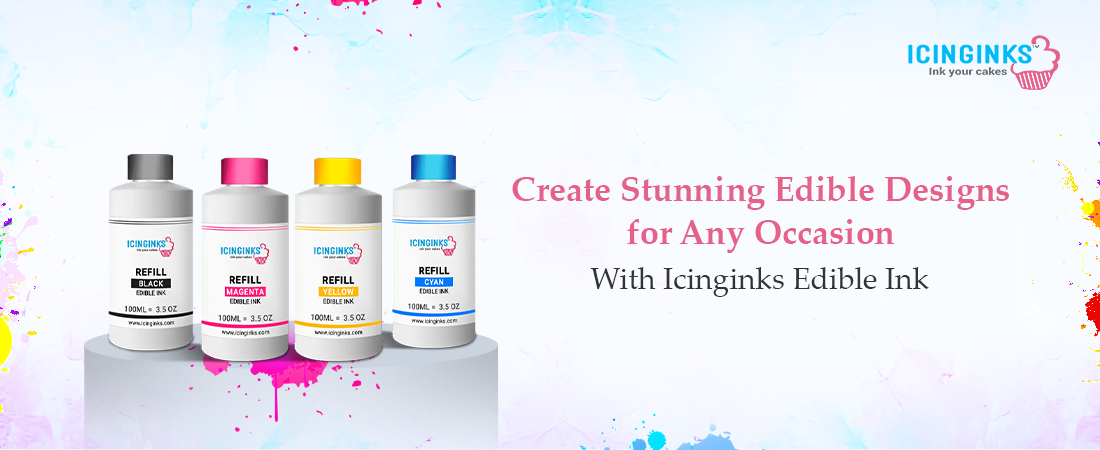 Craft stunning desserts using Icinginks' edible ink!