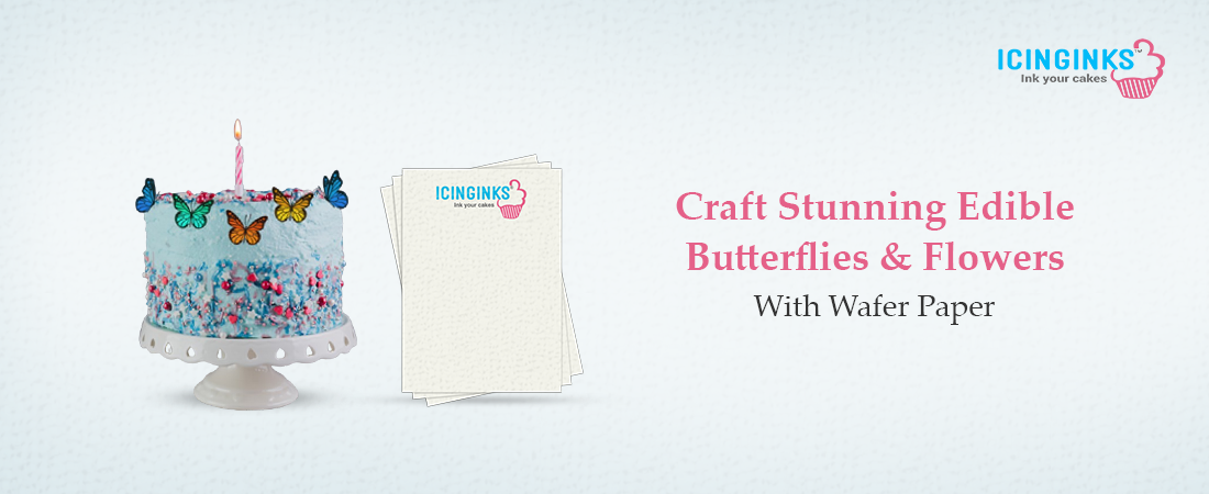 Bring edible butterflies to life with Icinginks wafer paper!