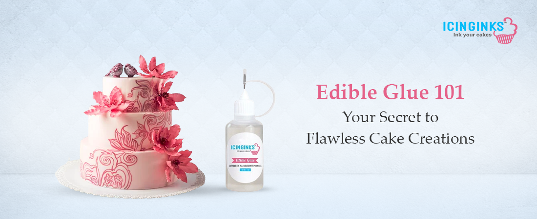 Edible glue: your go-to for flawless cake decorations!