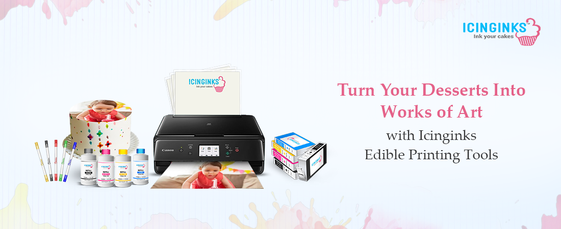 Add a Personal Touch to Every Dessert With Icinginks Edible Ink Printers.