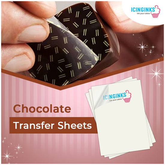 How to use chocolate transfer sheets