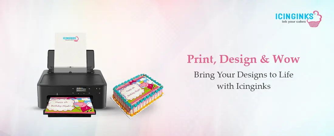 Bring Your Cake Ideas to Life with Icinginks' Edible Cake Printer!